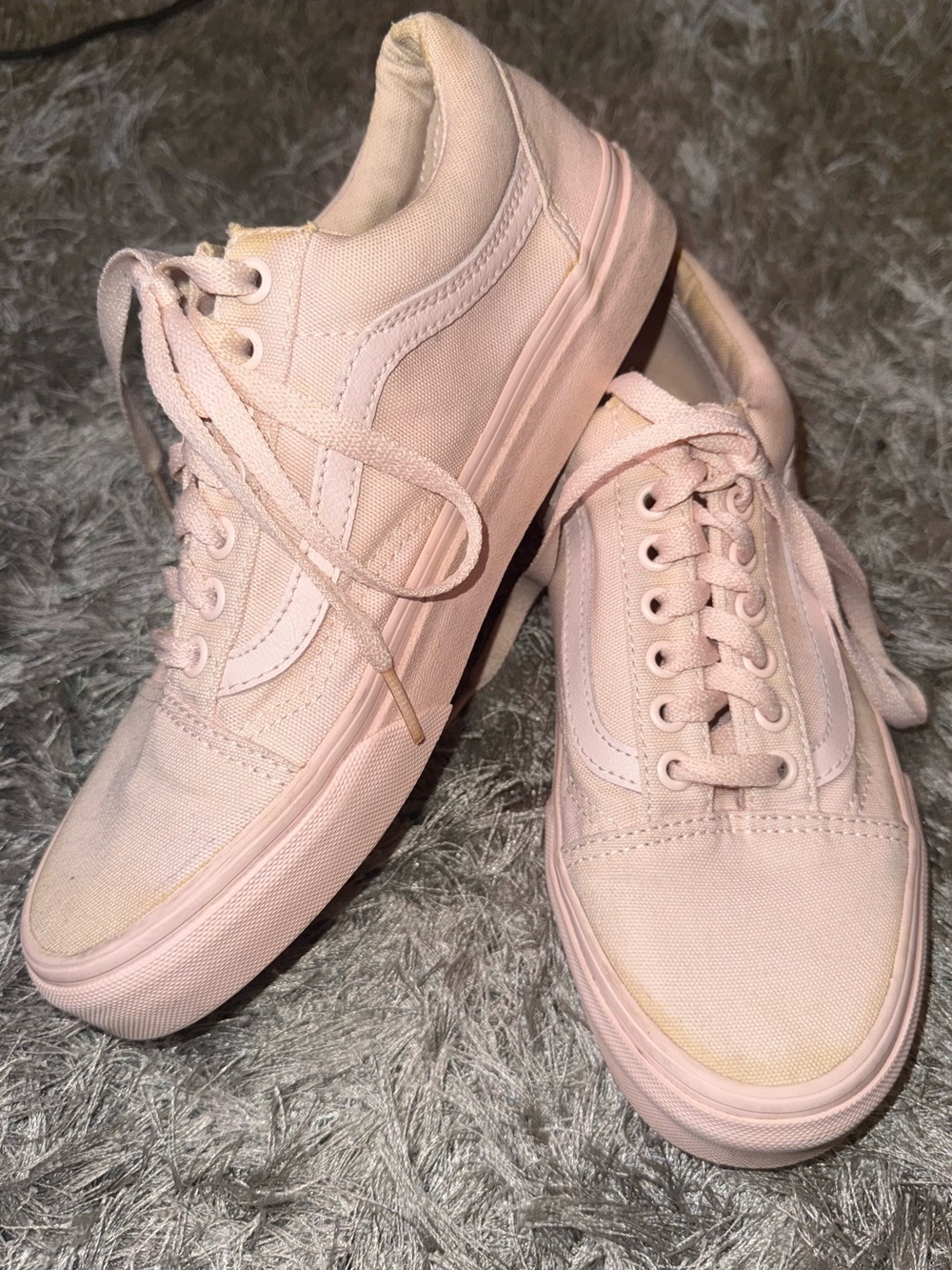 Vans Old Skool Low-Top Women’s 8.5 Sneakers — Blush Pink